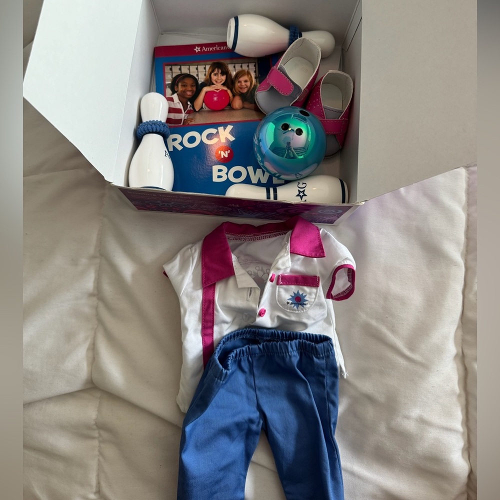 American Girl Doll Bowling Outfit set